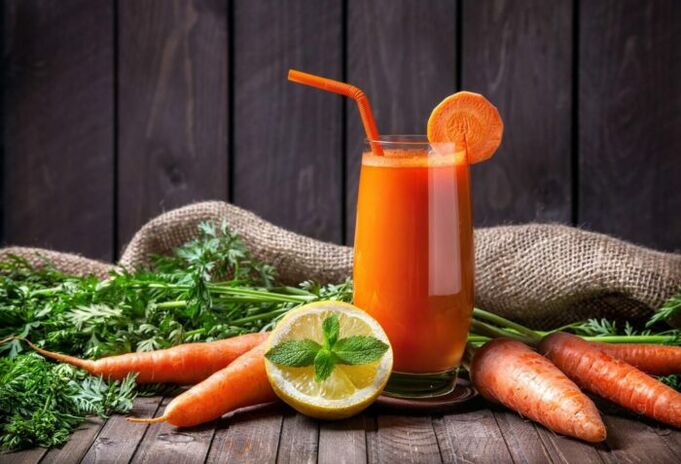 Сок од морков за сопствениците на втората крвна група